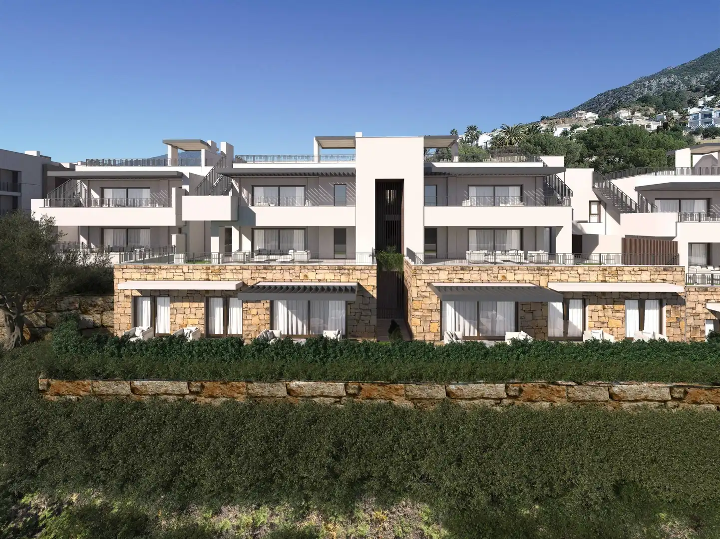 Vista exterior de Apartament en venda en Istán amb Aire condicionat, Calefacció i Jardí privat
