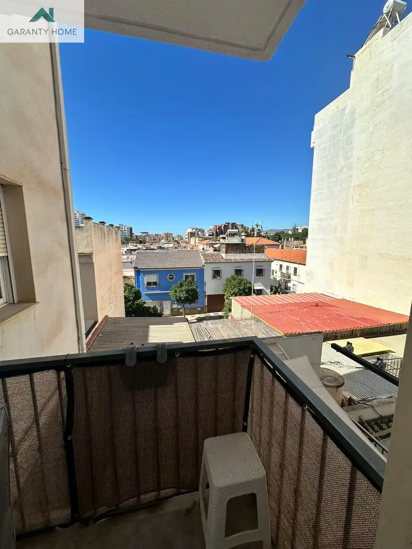 Exterior view of Flat for rent in Málaga  with Furnished and Balcony