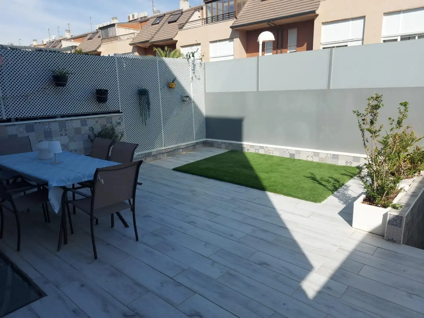 Terraza de Casa adosada en venta en Ciudad Real con Calefacción, Jardín privado y Terraza