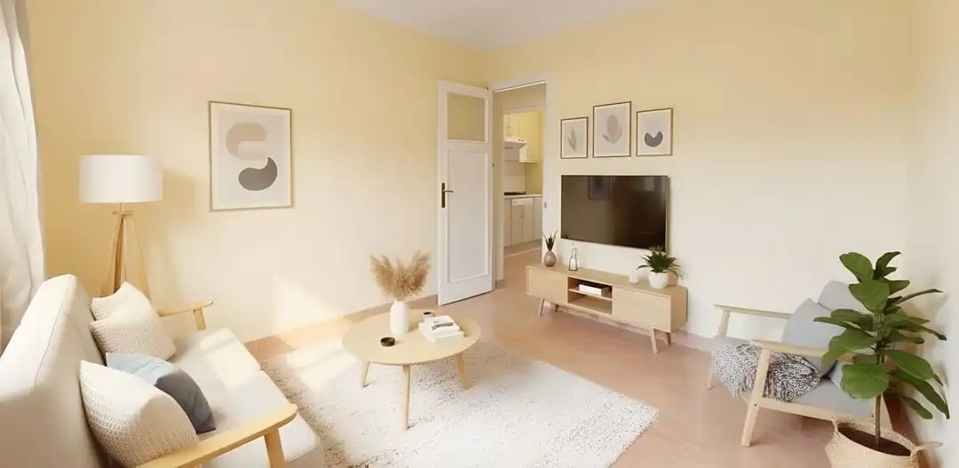Sala de estar de Piso en venta en Madrid con Aire acondicionado, Calefacción y Amueblado