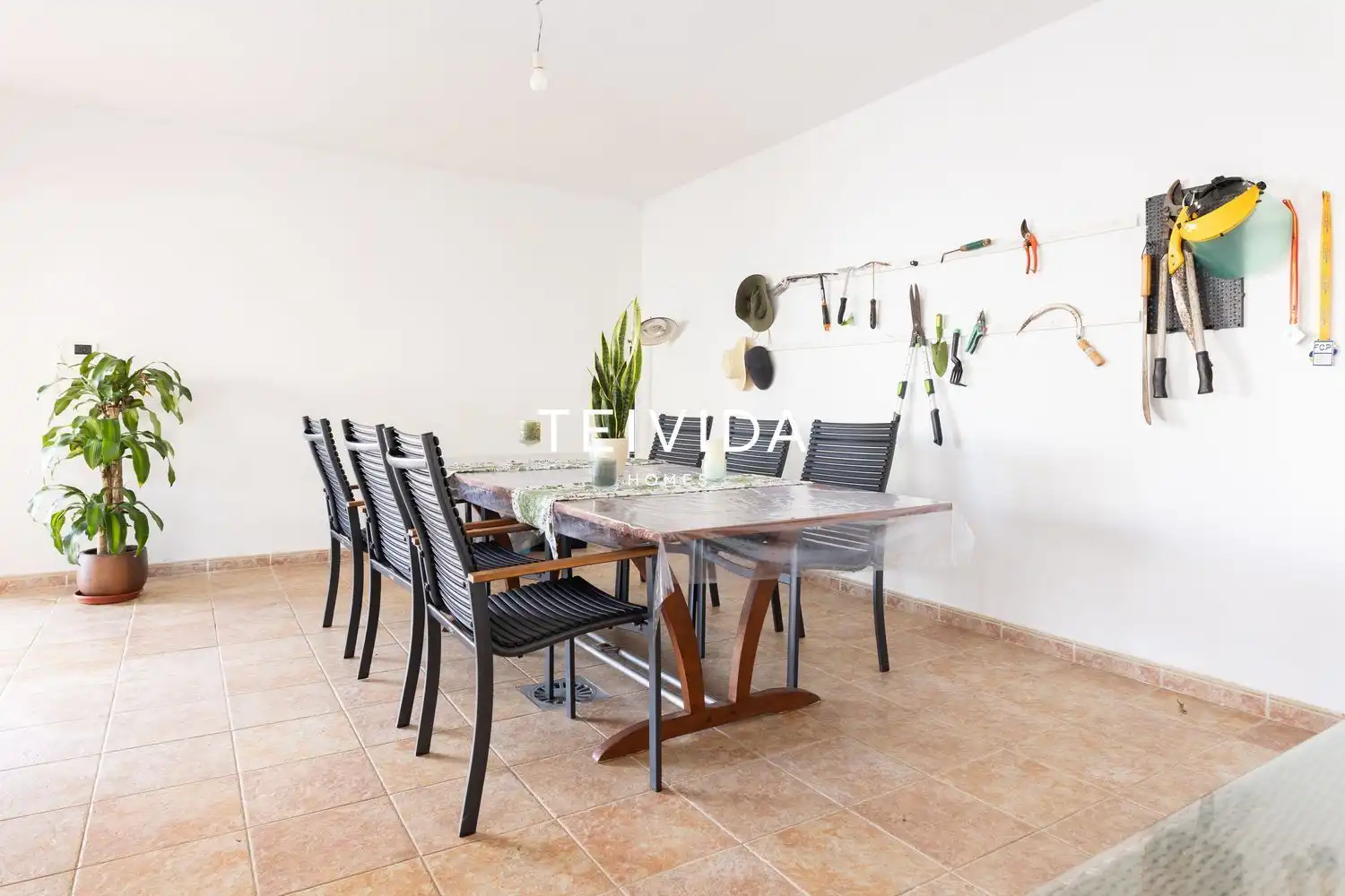 Dining room of Houses for sale in Tacoronte  with Air Conditioner, Terrace and Storage room