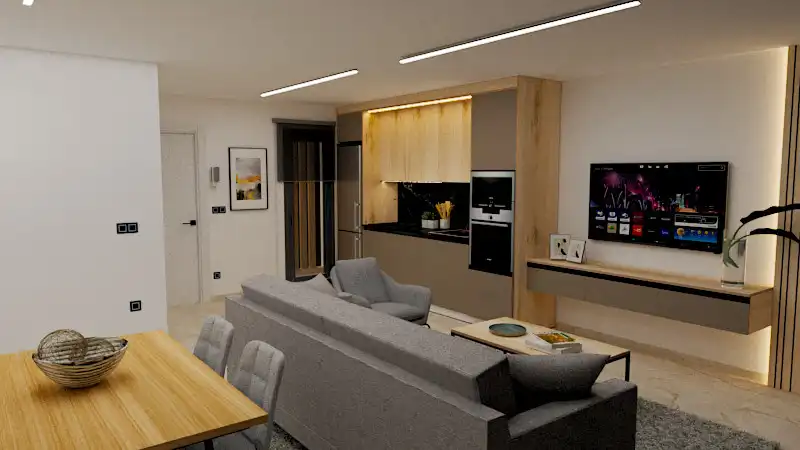Sala de estar de Apartamento en venta en Pilar de la Horadada
