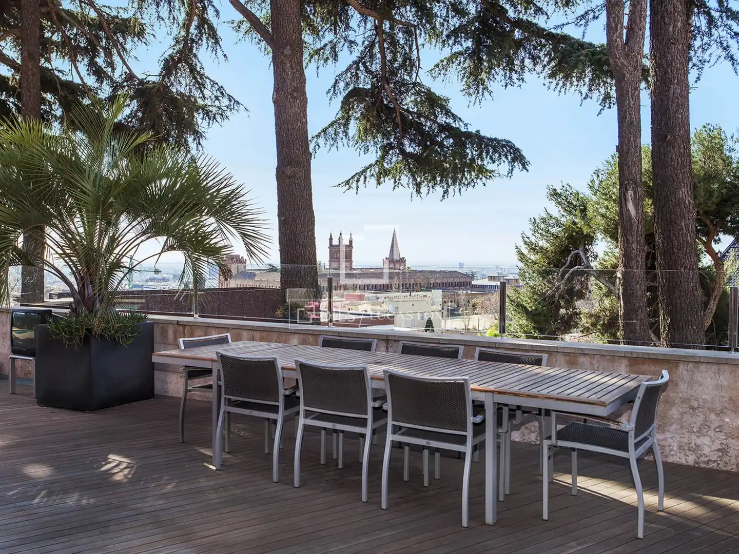 Terraza de Casa o chalet de alquiler en Barcelona con Aire acondicionado, Calefacción y Jardín privado