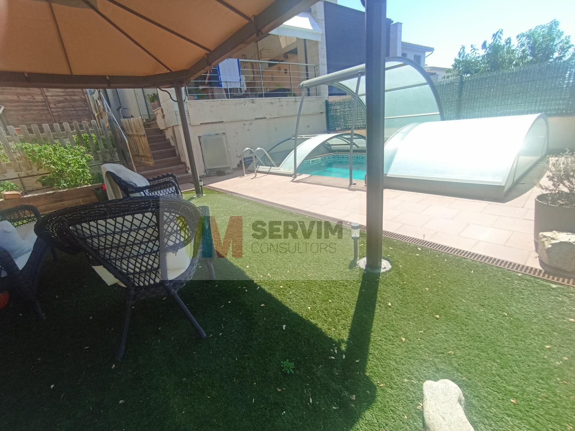 Swimming pool of Single-family semi-detached for sale in Palamós  with Heating, Private garden and Terrace