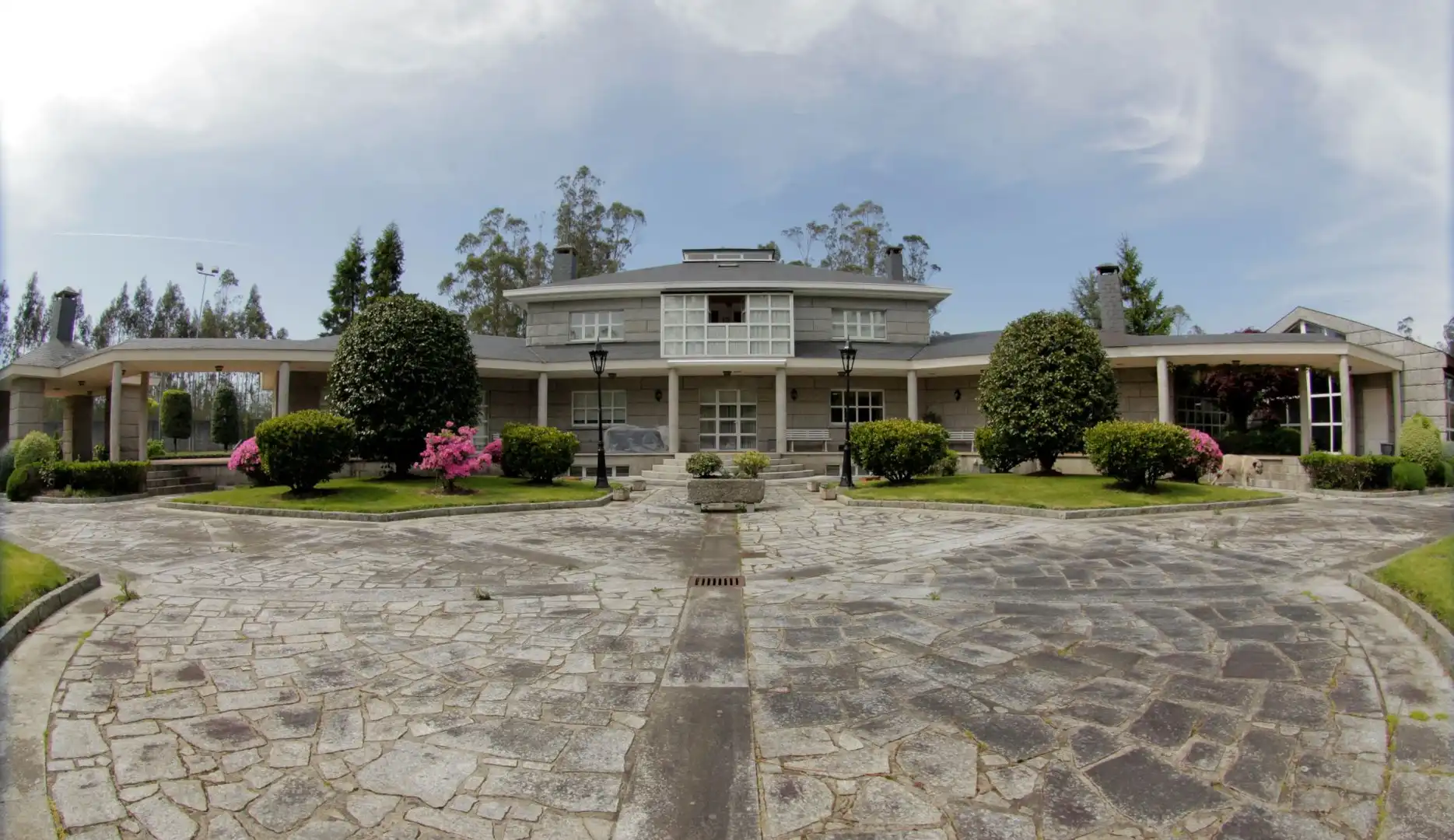 Vista exterior de Casa o chalet en venta en Santa Comba con Calefacción, Jardín privado y Terraza