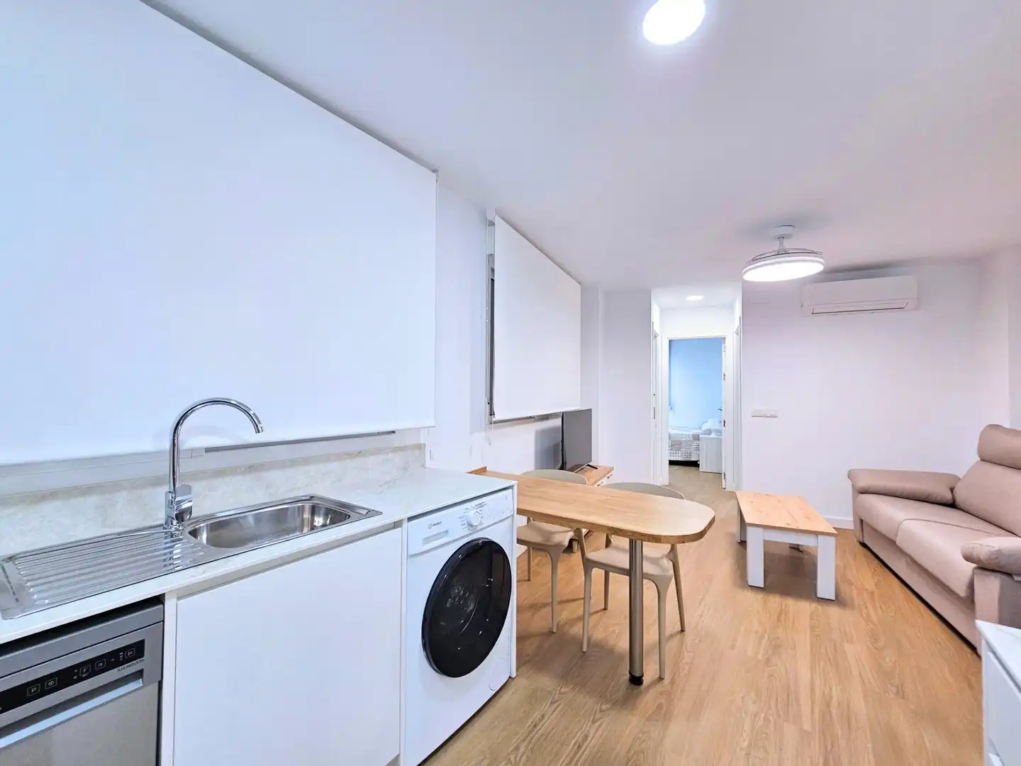 Kitchen of Flat for rent in Cartagena  with Air Conditioner and Furnished