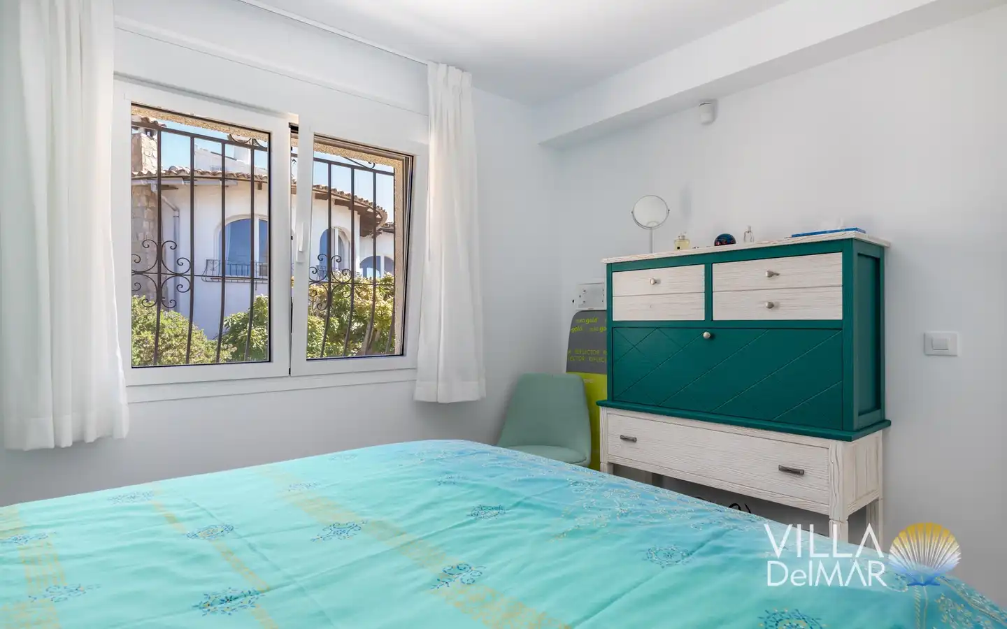 Bedroom of Houses for sale in Calpe / Calp  with Air Conditioner, Heating and Private garden