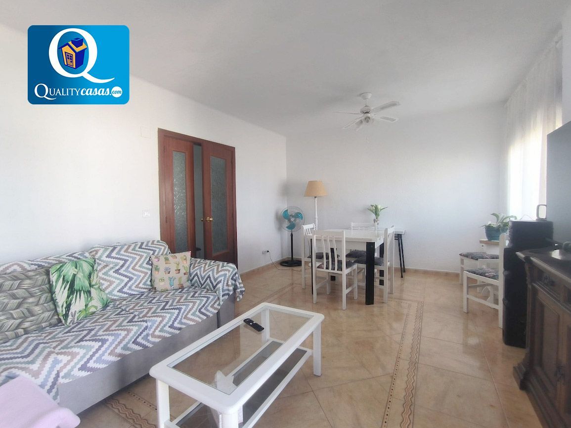 Sala d'estar de Pis en venda en Alicante / Alacant amb Aire condicionat, Calefacció i Terrassa