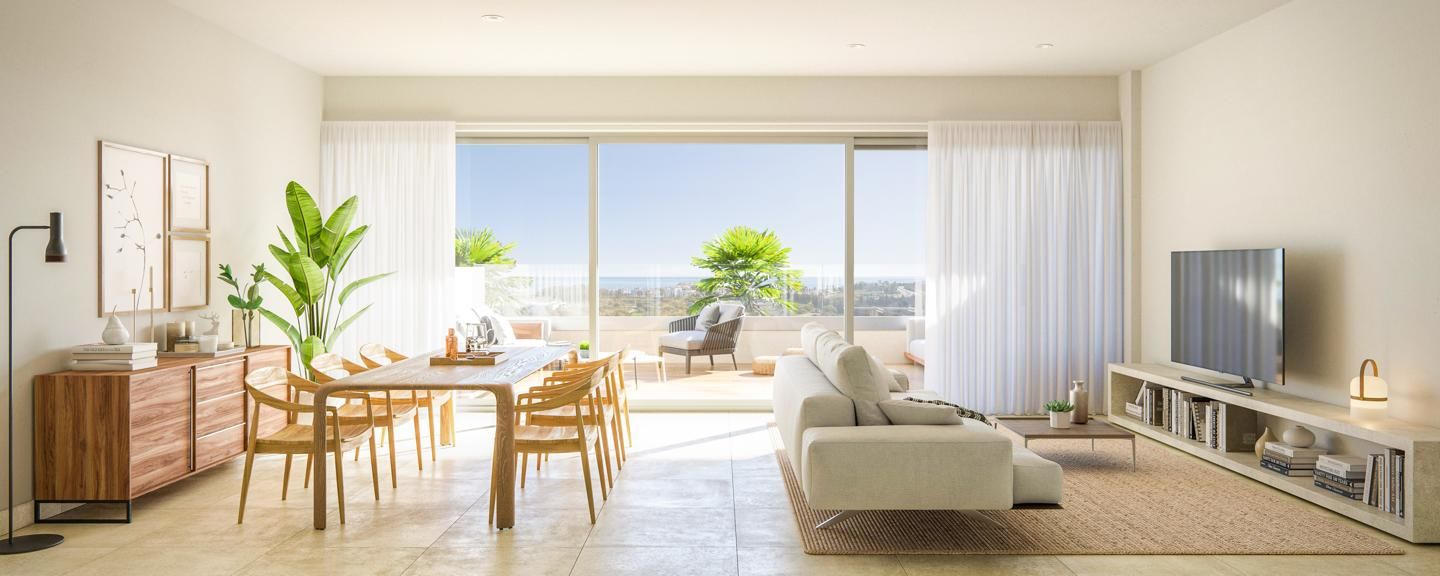 Living room of Duplex for sale in Estepona  with Air Conditioner, Heating and Private garden