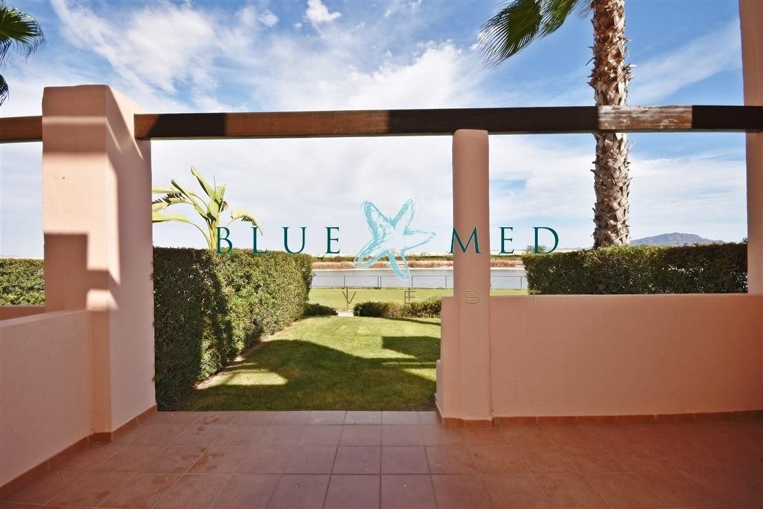 Vista exterior de Apartament en venda en Alhama de Murcia amb Jardí privat, Terrassa i Piscina comunitària