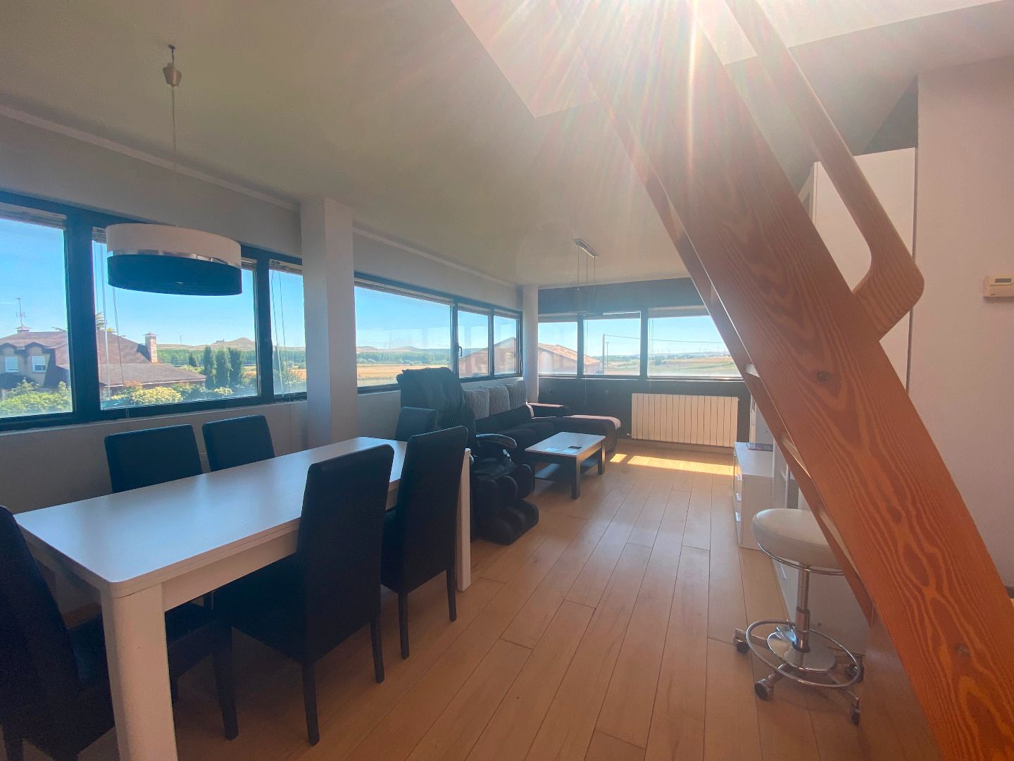 Dining room of House or chalet for sale in Estépar  with Heating, Private garden and Parquet flooring