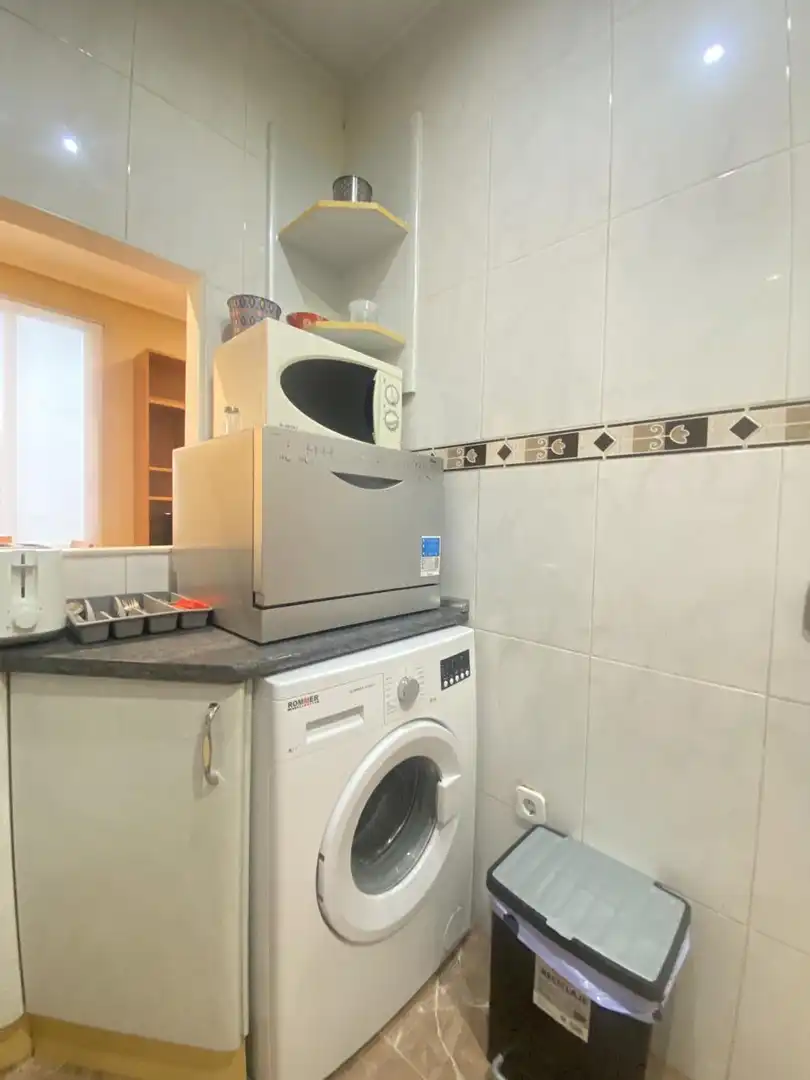 Kitchen of Flat for rent in Madrid  with Heating, Furnished and Internet