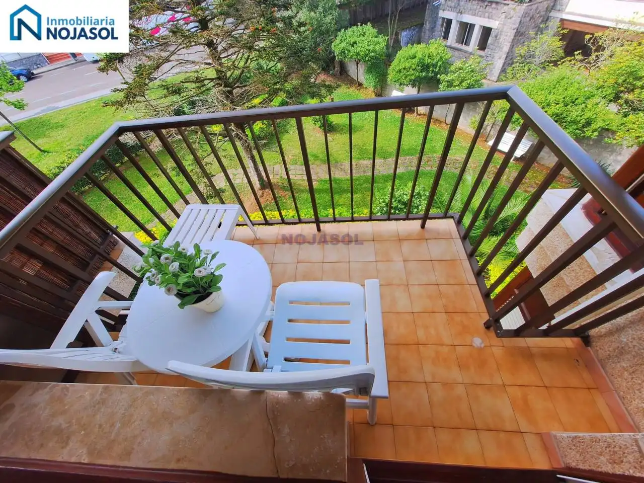 Terrasse von Maisonette zur Miete in Noja mit Heizung, Terrasse und Möbliert