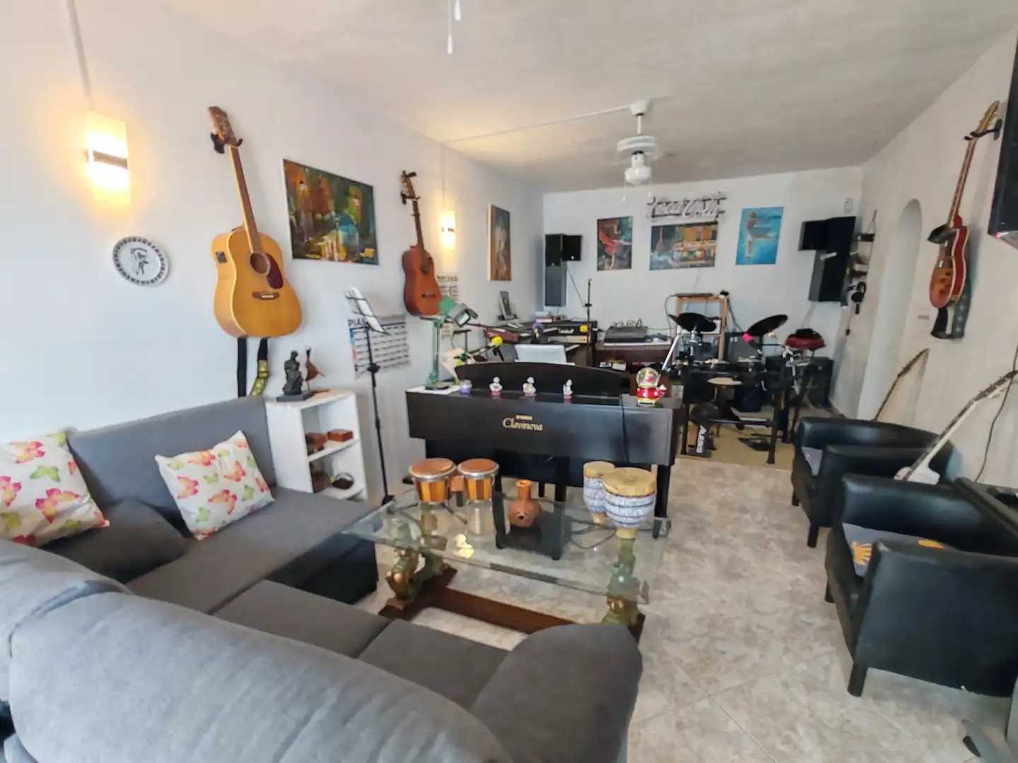 Sala de estar de Casa o chalet en venta en Huércal-Overa con Aire acondicionado, Jardín privado y Terraza