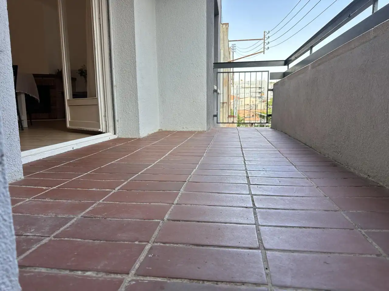 Balcony of Flat for rent in Terrassa  with Air Conditioner, Heating and Terrace