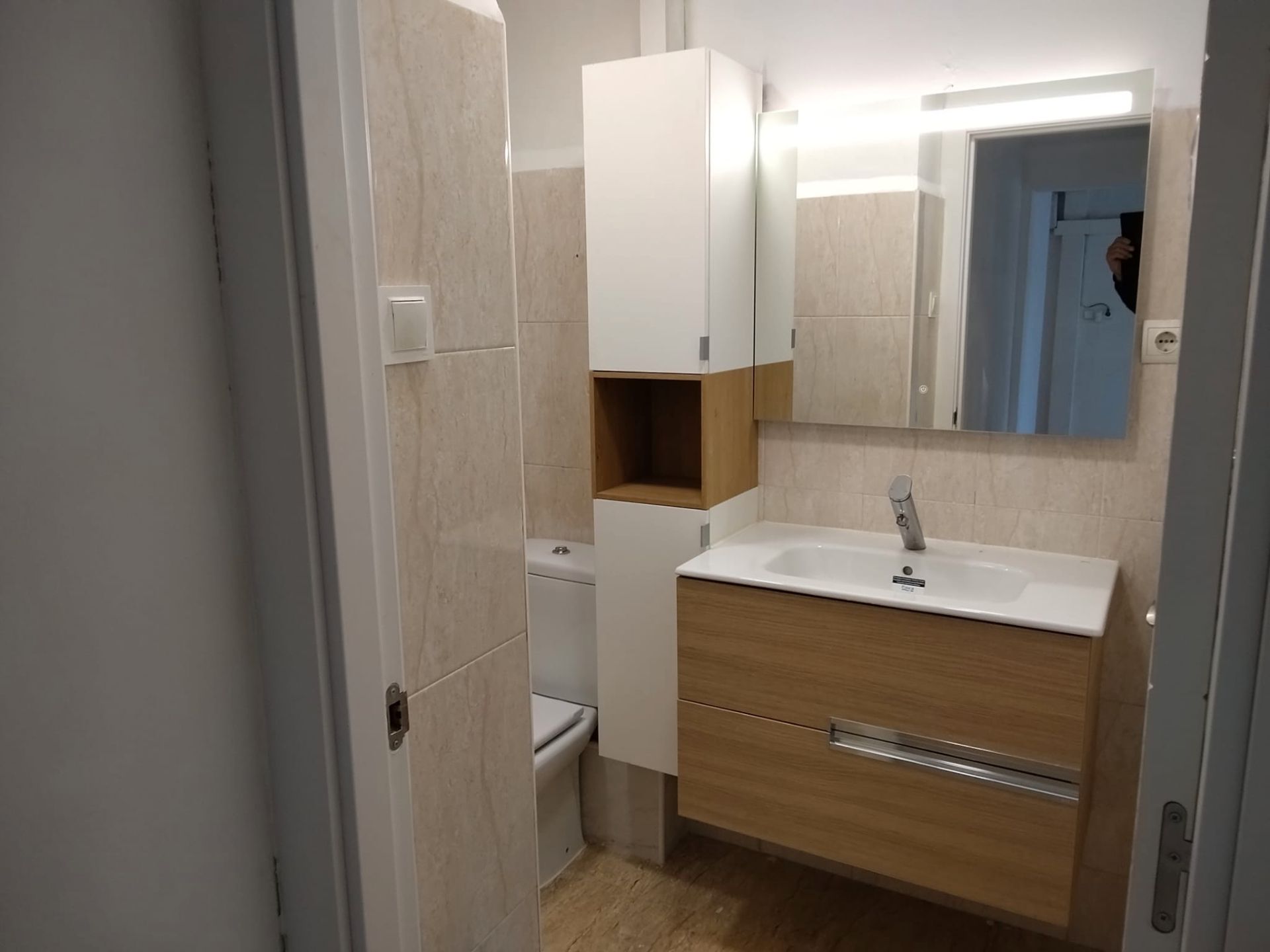 Bathroom of Flat for sale in Granollers  with Air Conditioner and Balcony