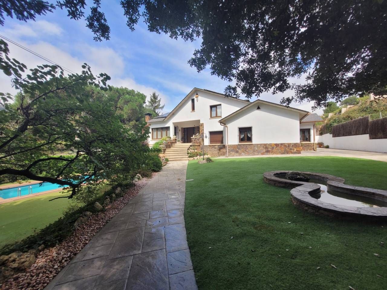 Exterior view of House or chalet for sale in Aiguafreda  with Air Conditioner, Heating and Private garden