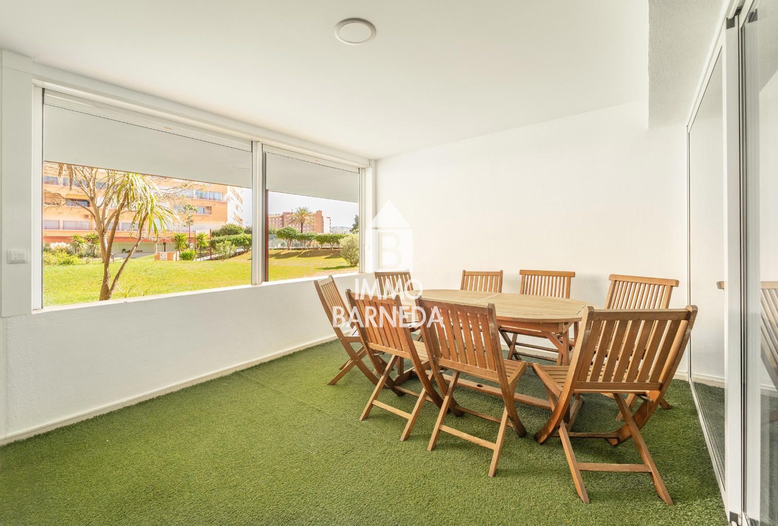 Garden of Flat for sale in Roses  with Air Conditioner, Heating and Terrace