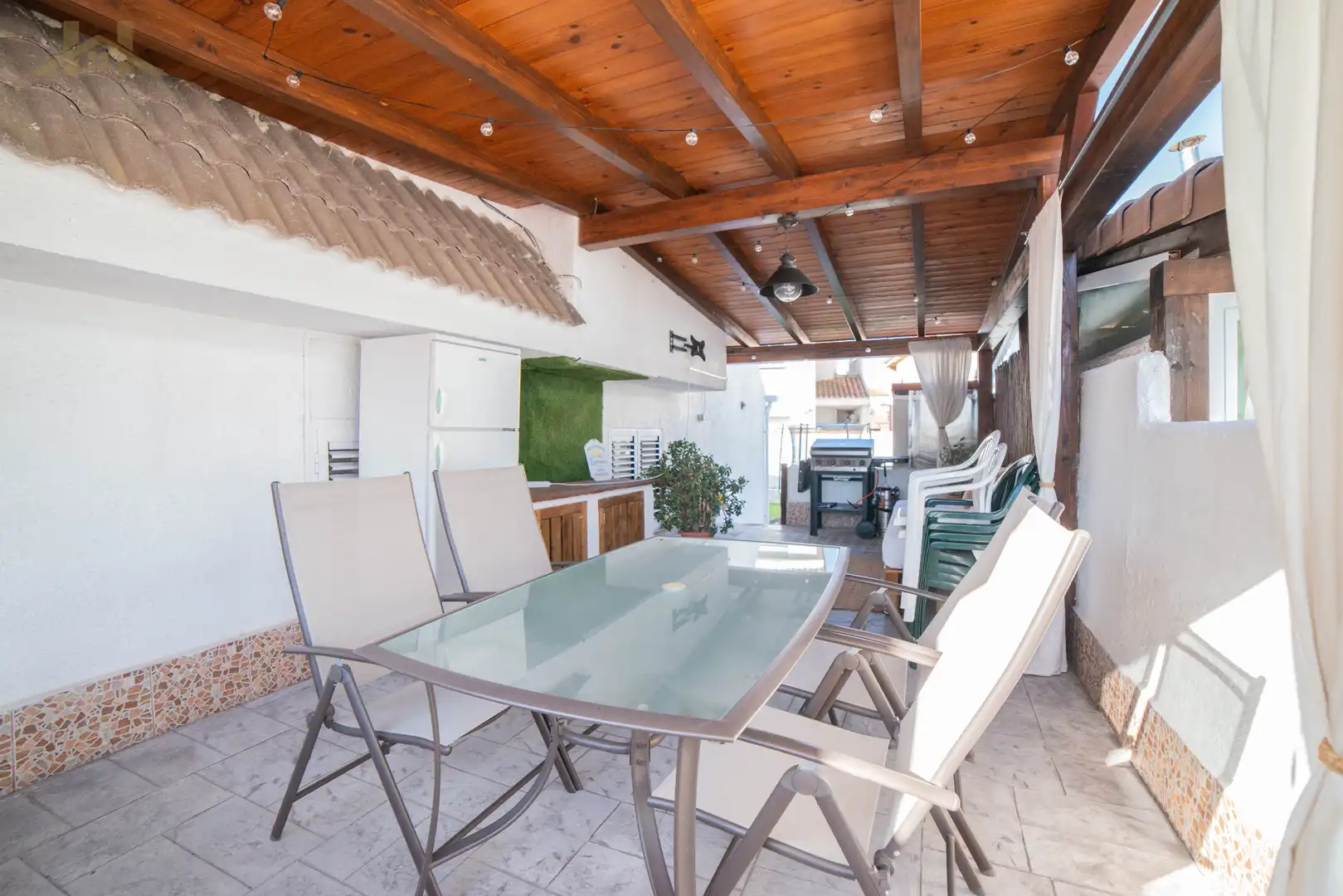Terrassa de Casa adosada en venda en Brunete amb Aire condicionat, Jardí privat i Terrassa