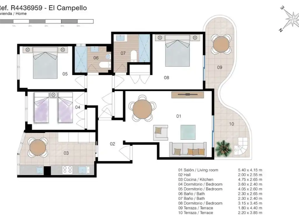 Attic for sale in El Campello  with Air Conditioner, Terrace and Internet