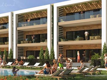 Appartement compact avec piscine à vendre à Las Lomas de Rame - Bahía Bella