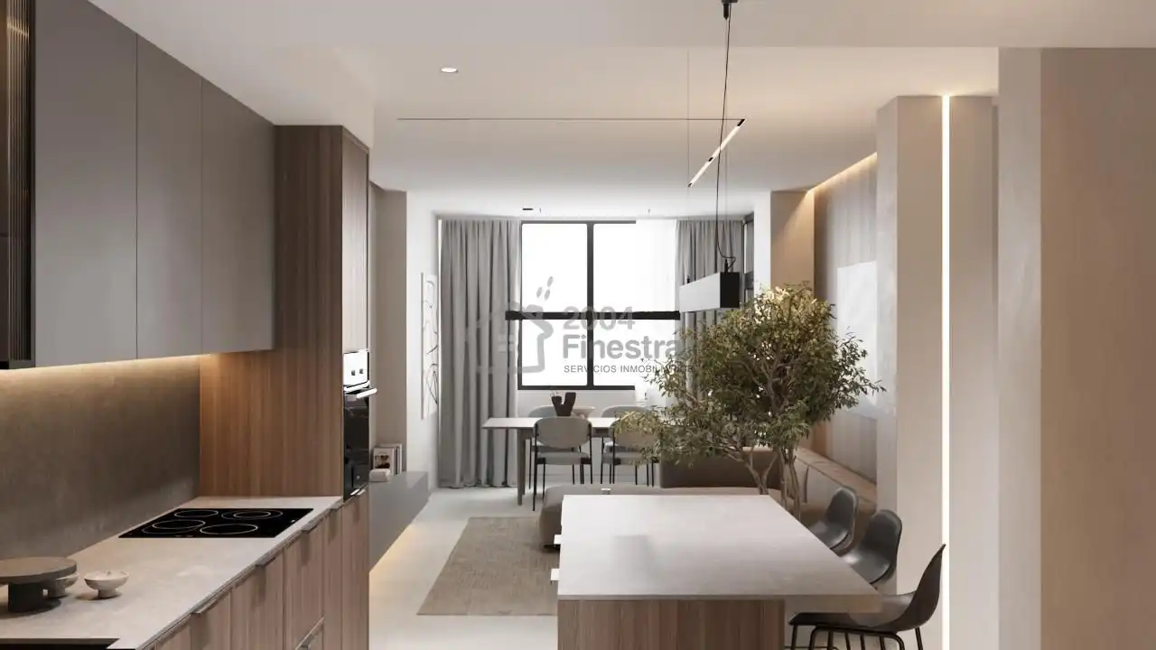 Cocina de Dúplex en venta en Villajoyosa / La Vila Joiosa con Aire acondicionado y Amueblado