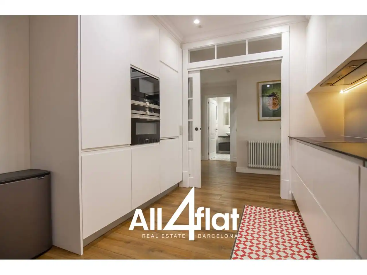 Kitchen of Flat for sale in Barcelona  with Air Conditioner, Heating and Parquet flooring