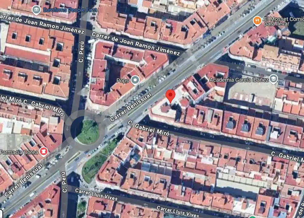Vista exterior de Pis en venda en Gandia