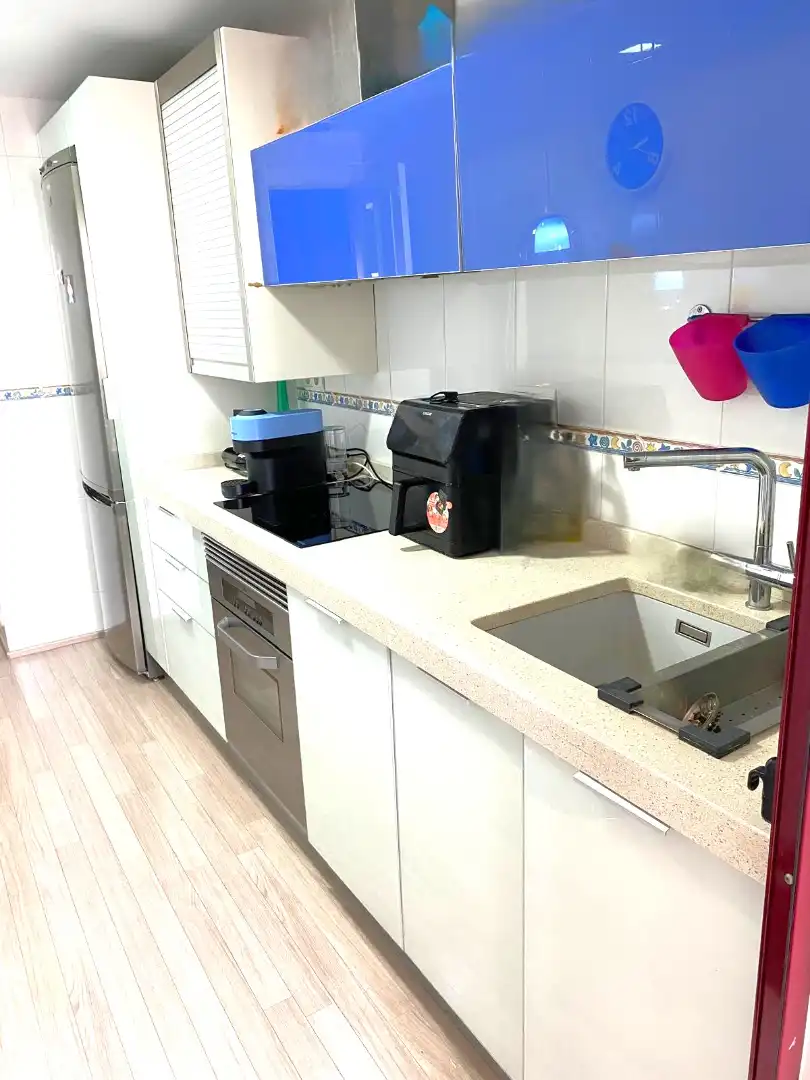 Cocina de Piso de alquiler en Murcia con Aire acondicionado, Calefacción y Amueblado
