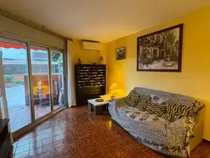 Wohnzimmer von Wohnung zur Miete in Torredembarra mit Klimaanlage, Heizung und Privatgarten