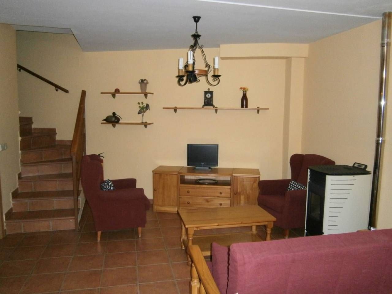 Living room of House or chalet to rent in Horcajo de la Sierra  with Heating, Furnished and Balcony