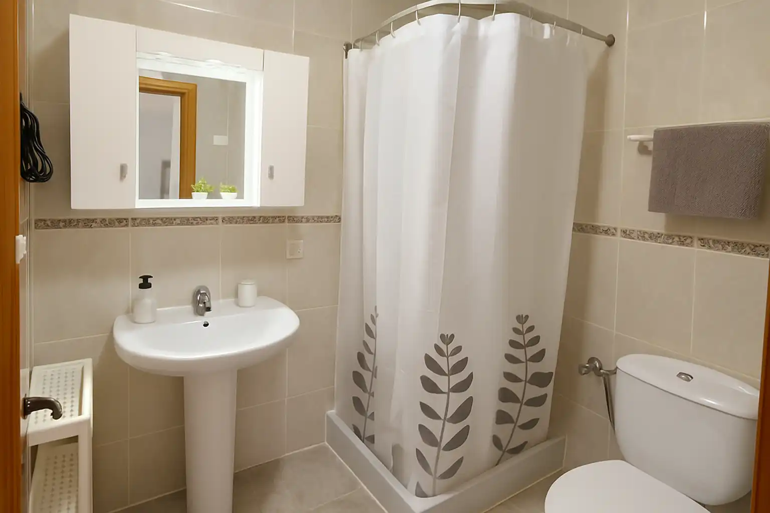 Bathroom of Flat for sale in Oliva  with Air Conditioner, Storage room and Swimming Pool