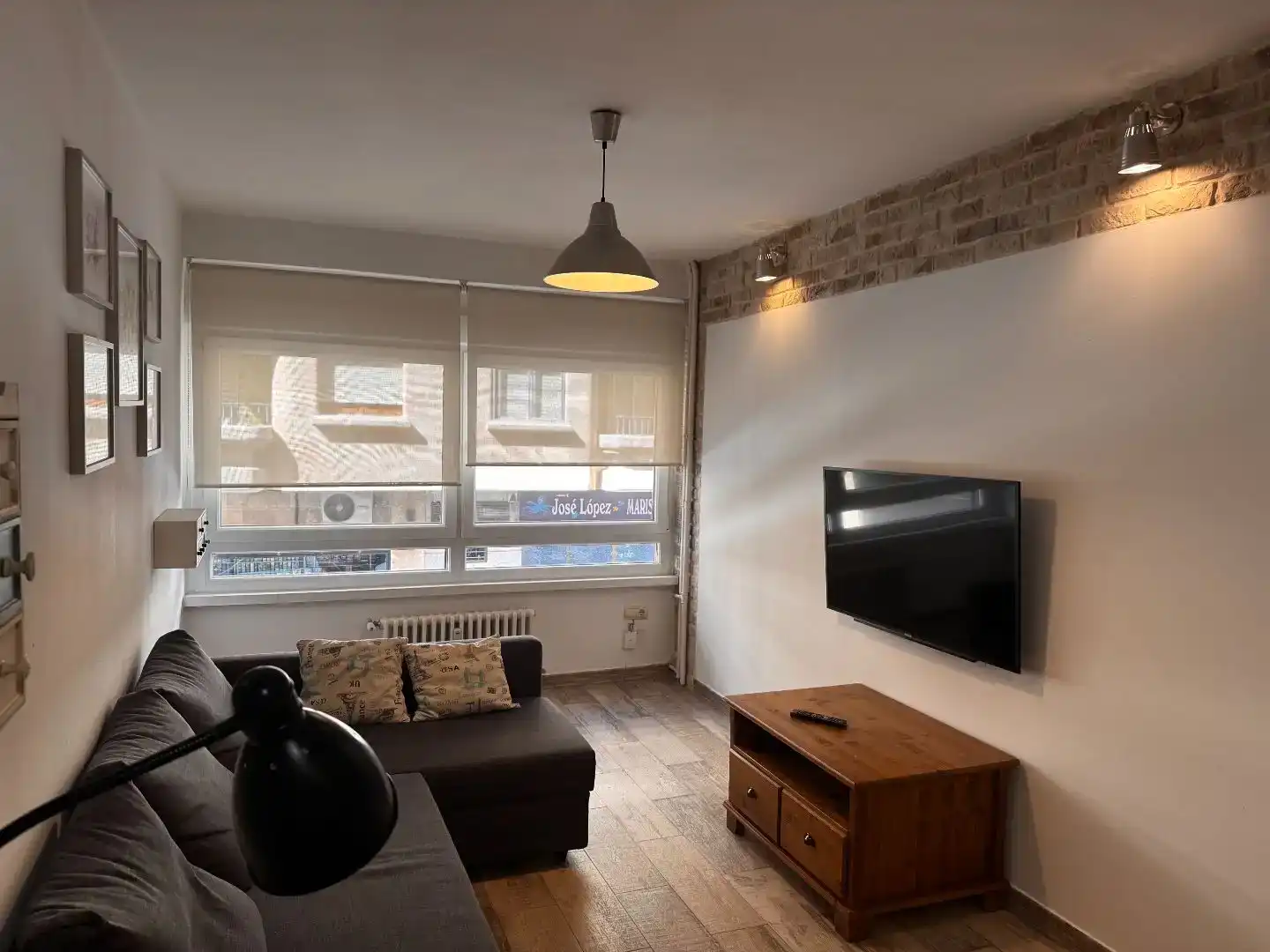 Wohnzimmer von Wohnung zur Miete in Salamanca Capital mit Klimaanlage