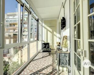 Balcony of Flat for sale in  Barcelona Capital  with Heating, Private garden and Terrace