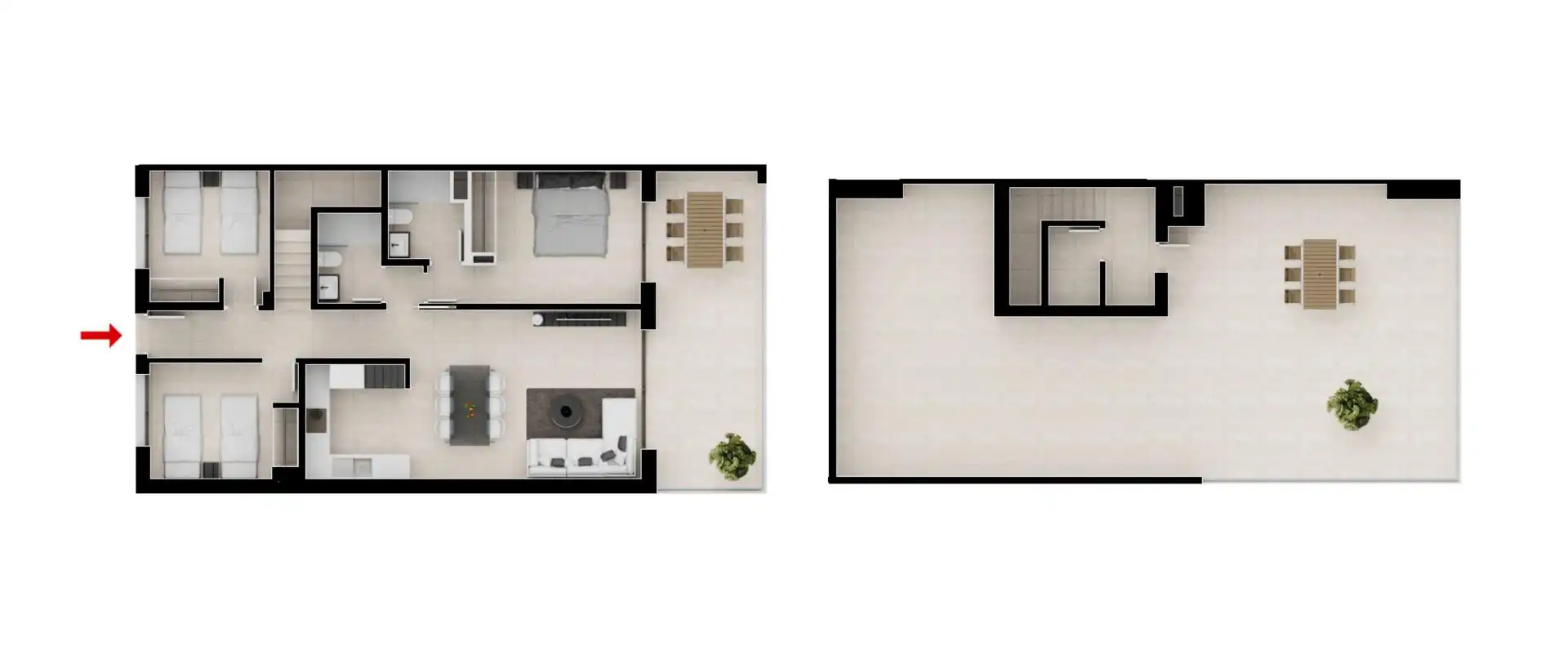 Apartamento en venta en Cartagena con Aire acondicionado, Calefacción y Jardín privado