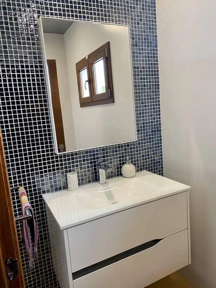 Baño de Casa o chalet de alquiler en Casabermeja con Aire acondicionado, Jardín privado y Piscina