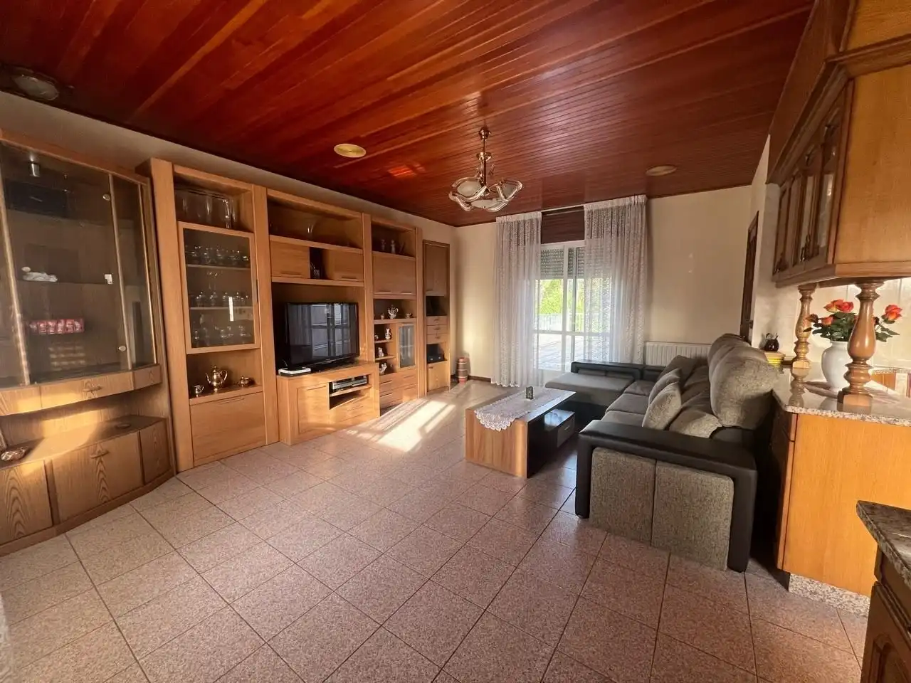Living room of Houses for sale in Ourense Capital   with Heating, Terrace and Swimming Pool