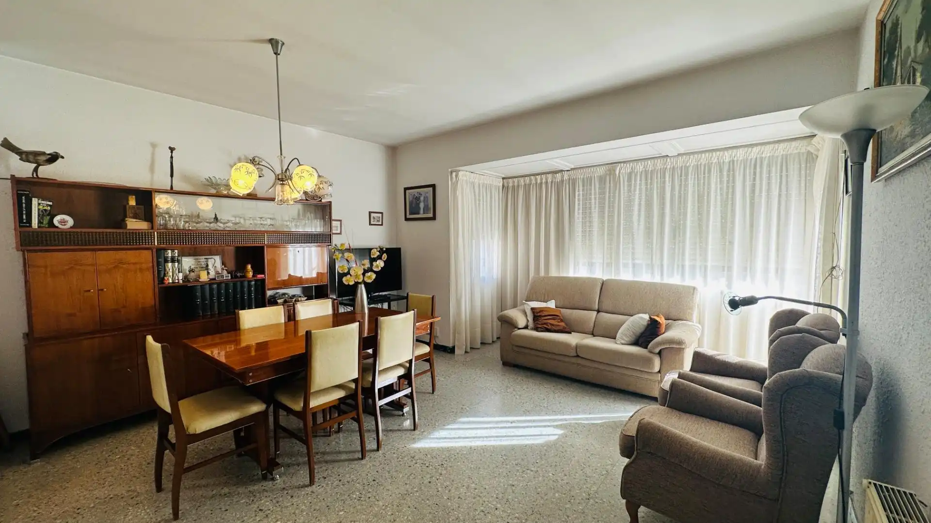 Sala de estar de Casa o chalet en venta en Amposta con Aire acondicionado, Amueblado y Balcón