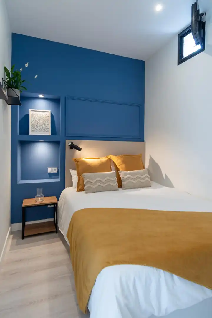 Bedroom of Study for rent in Madrid  with Air Conditioner, Heating and Furnished