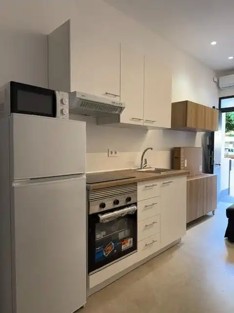 Cocina de Estudio de alquiler en Murcia con Aire acondicionado y Amueblado