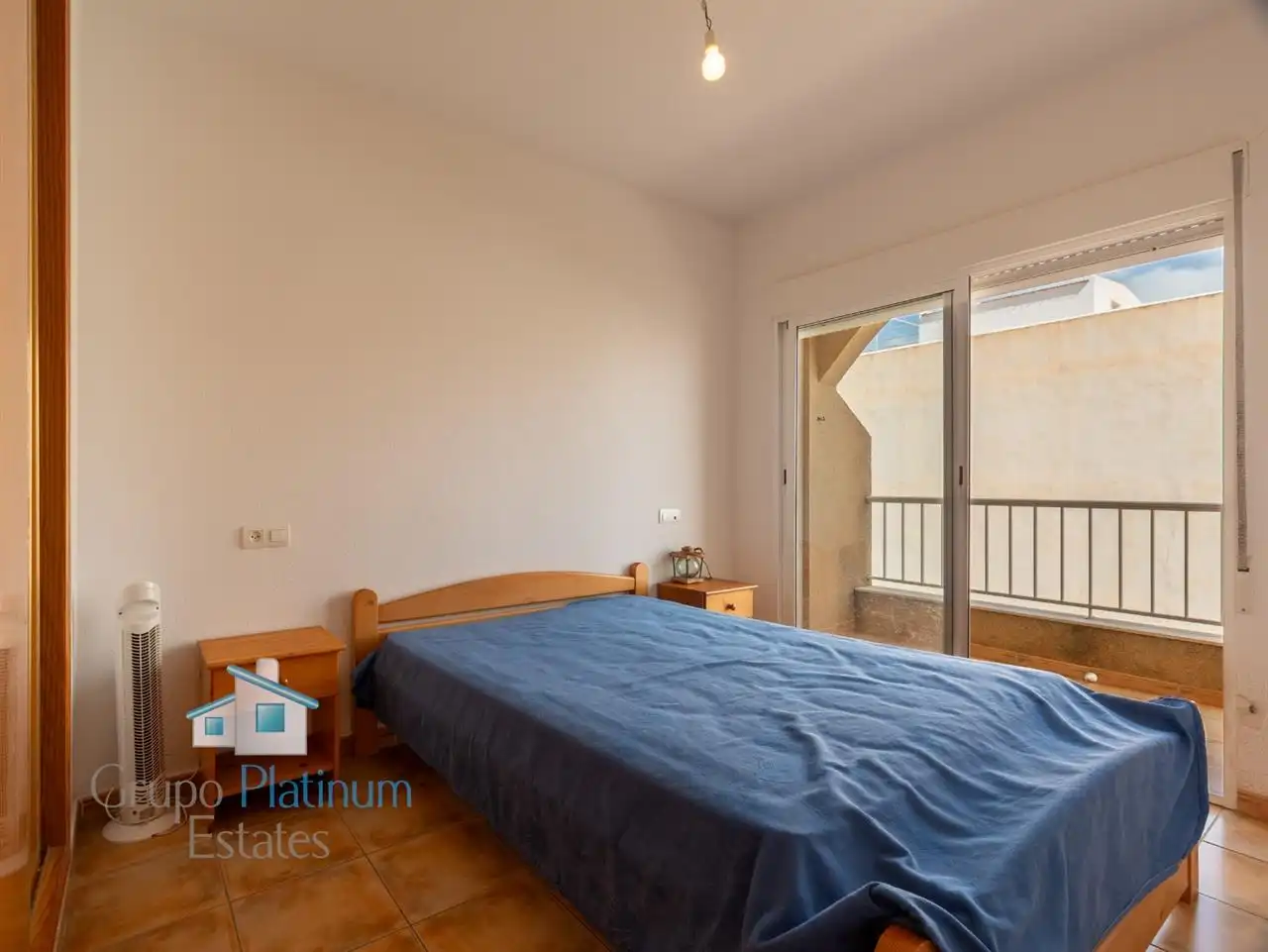 Dormitori de Casa adosada en venda en Cuevas del Almanzora amb Aire condicionat i Moblat
