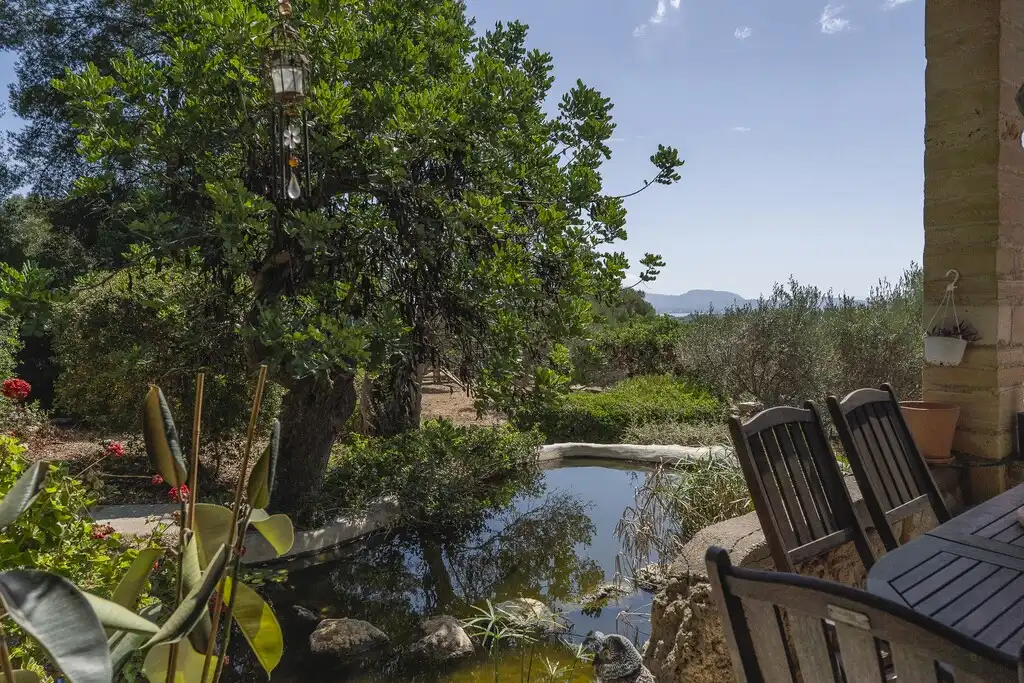 Jardí de Finca rústica en venda en Pollença amb Aire condicionat, Calefacció i Jardí privat