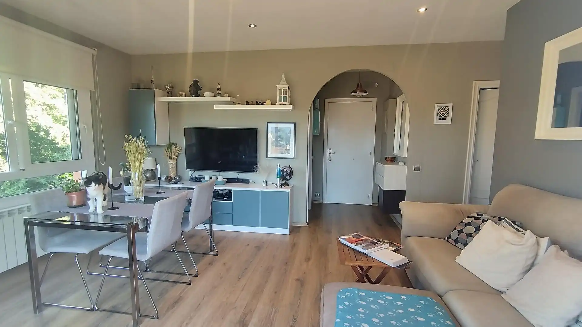 Wohnzimmer von Haus oder Chalet zum Verkauf in Santa Maria de Palautordera mit Heizung und Balkon