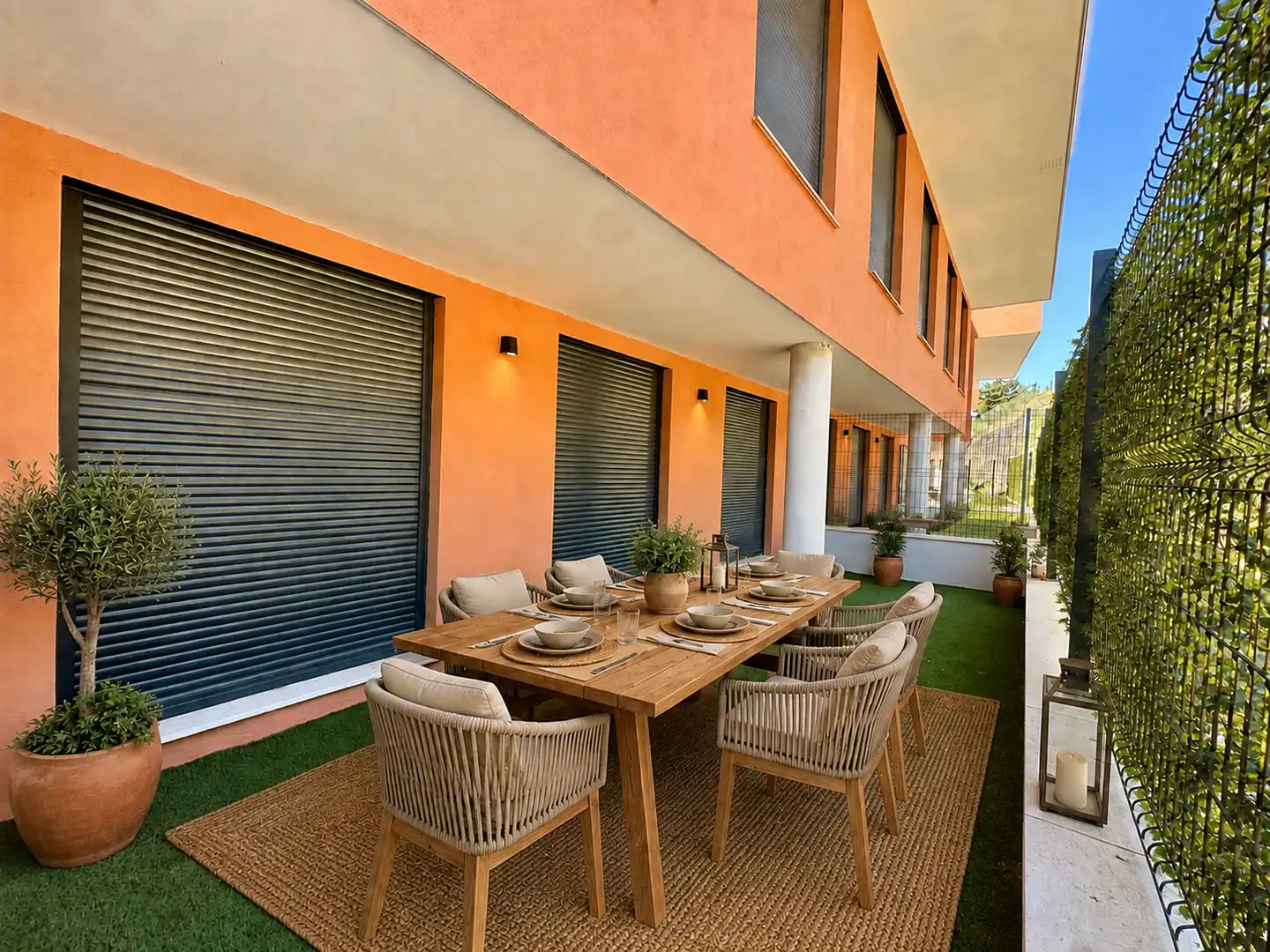 Terraza de Planta baja en venta en Mijas con Aire acondicionado, Terraza y Piscina