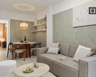 Living room of Flat to rent in  Barcelona Capital  with Air Conditioner, Heating and Furnished