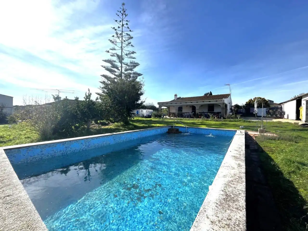 Swimming pool of Houses for sale in Cartaya  with Air Conditioner, Private garden and Terrace