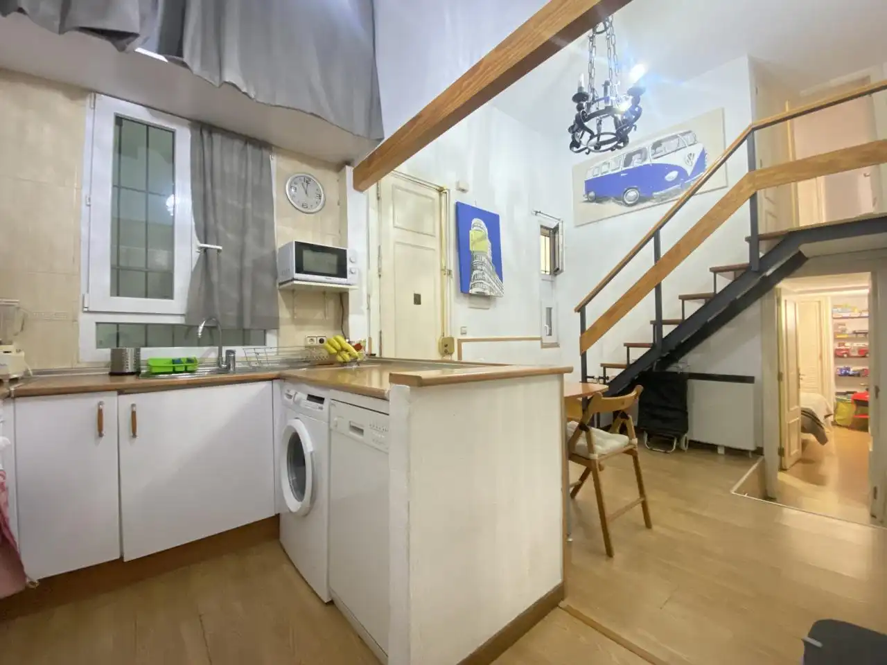 Kitchen of Ground floor for rent in Madrid