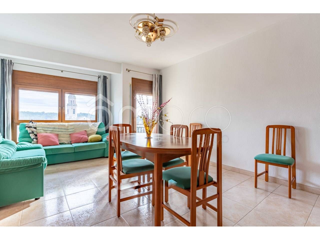 Dining room of Flat for sale in Vallmoll  with Heating, Terrace and Balcony