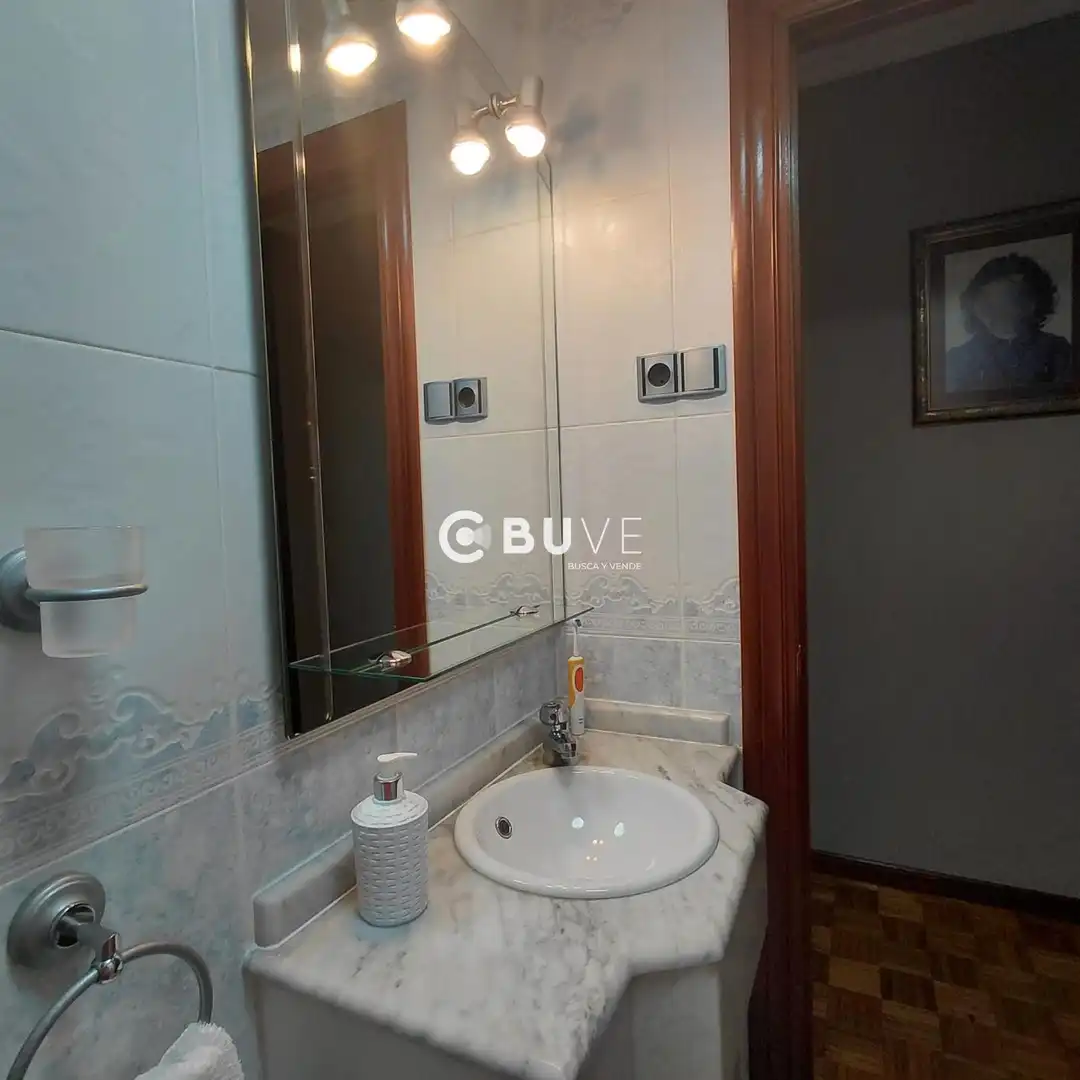 Bathroom of Flat for sale in Langreo  with Heating, Terrace and Storage room