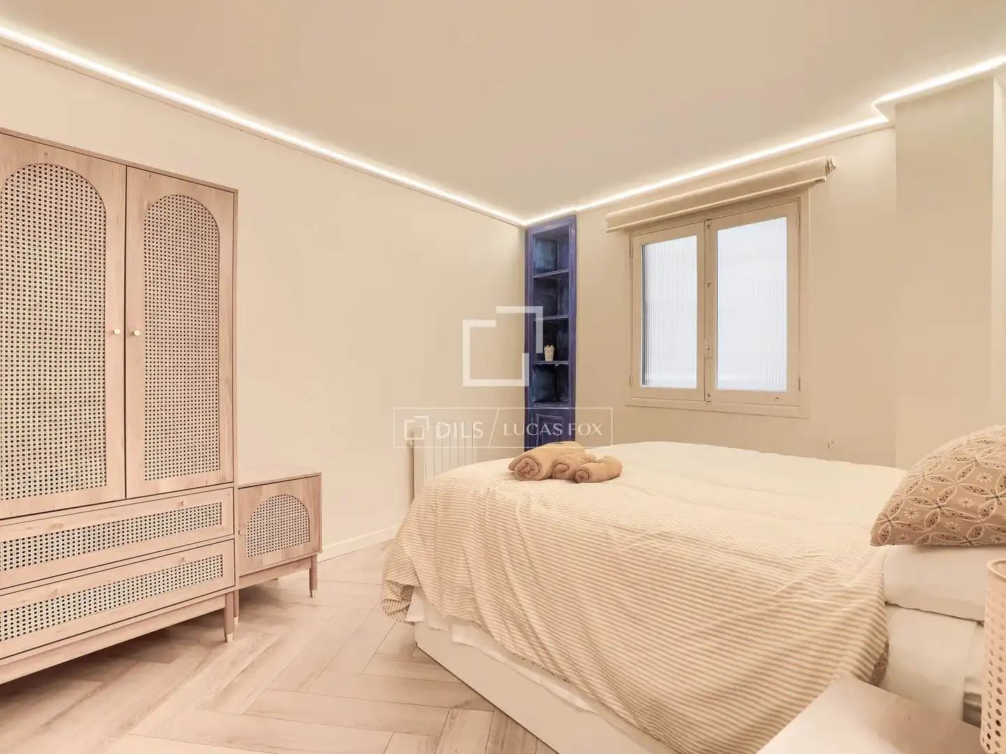 Bedroom of Flat for rent in  Palma de Mallorca  with Air Conditioner, Furnished and Balcony